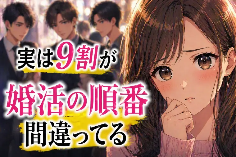 💕「実は9割が間違ってる“婚活の順番”」💕