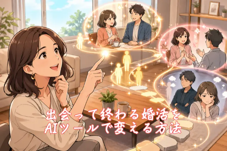 出会って終わる婚活をAIツールで変える方法