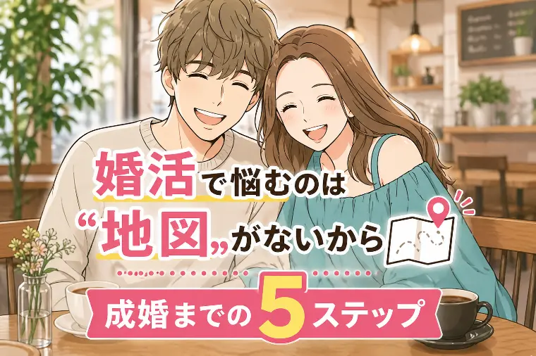 婚活で悩むのは〝地図〟がないから｜成婚までの5ステップ