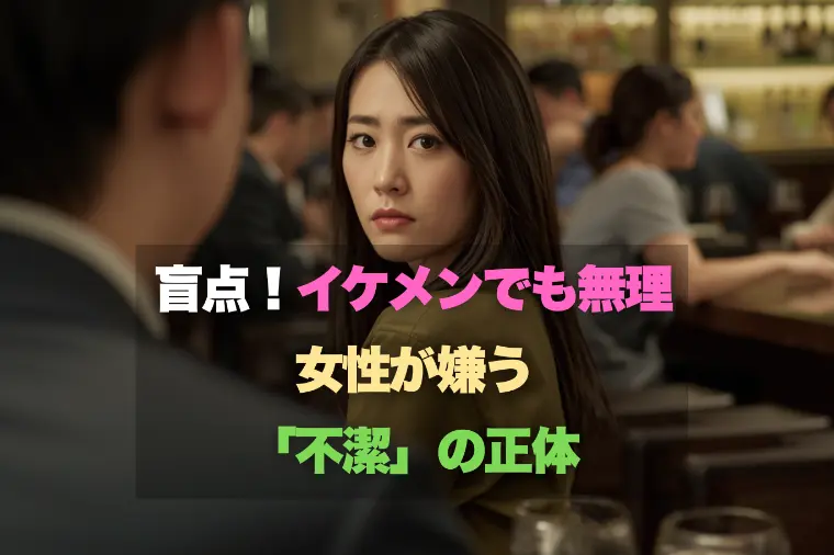 【盲点】イケメンでも無理？女性が嫌う「不潔」の正体