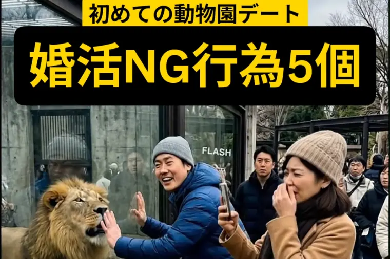 初めての動物園デート　婚活NG行為5個