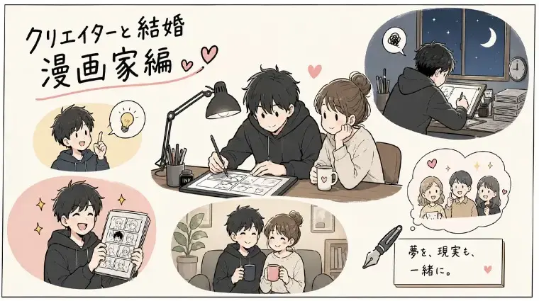 玖島川プランニング「クリエイターと結婚「漫画家編」」- 2