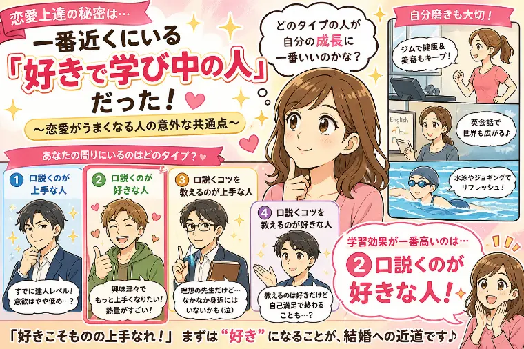恋愛がうまくなる人の“意外な共通点”とは？