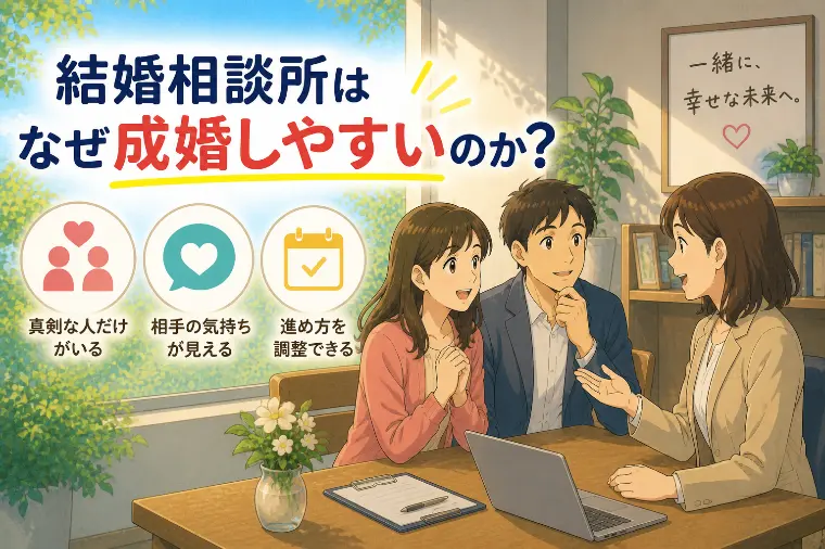 結婚相談所はなぜ成婚しやすいのか？現場から見た本当の理由