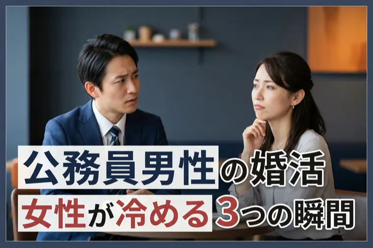 公務員男性の婚活　女性が冷める3つの瞬間