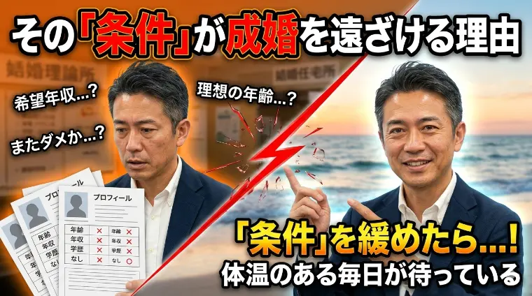 その「条件」が成婚を遠ざける理由