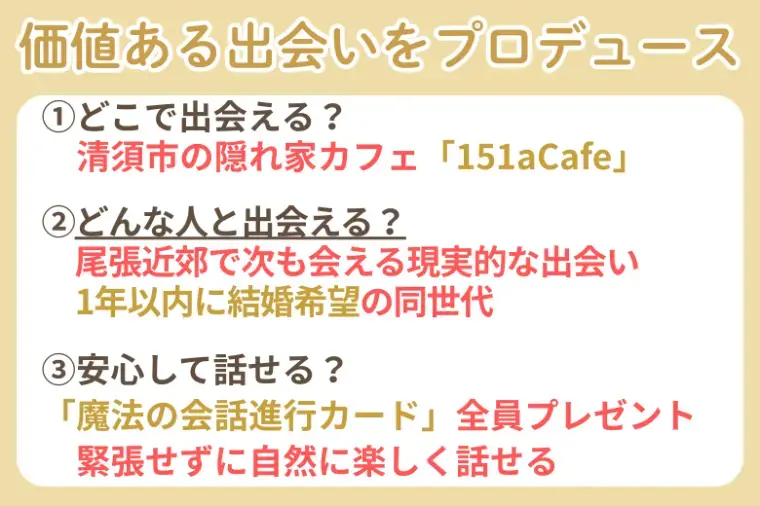 誠の結婚相談所　名古屋「会話を圧倒的サポートする婚活パーティー」- 2