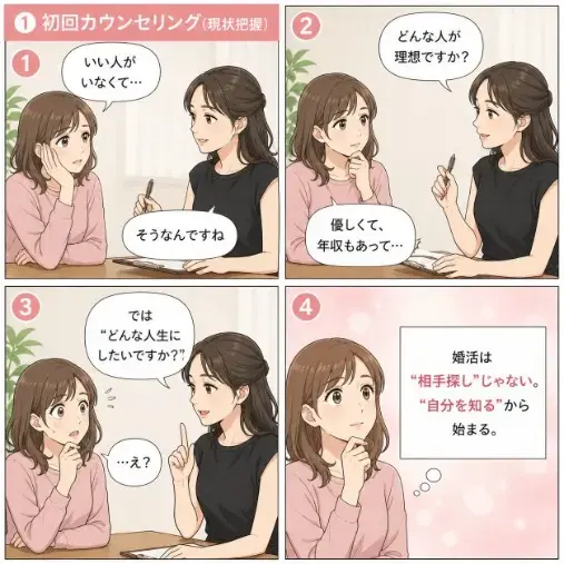 結婚相談所Aira Marie「 【漫画「私、結婚できますか？」婚活カウンセラーのリアル」- 2