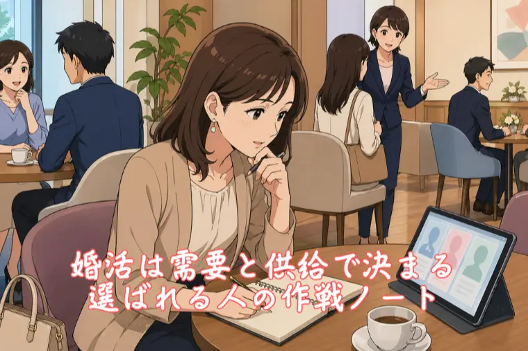 婚活は需要と供給で決まる。選ばれる人の作戦ノート