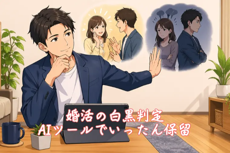 婚活の白黒判定、AIツールでいったん保留