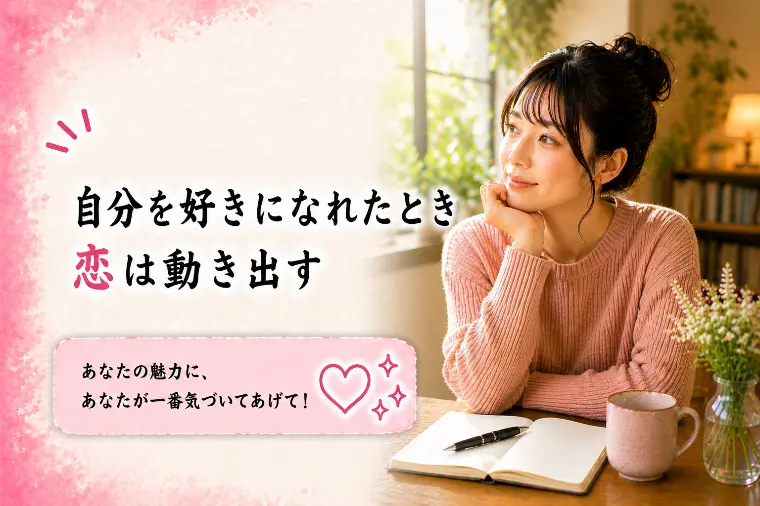 【婚活応メッセージ】自分を好きになれた時恋は動き出す　　