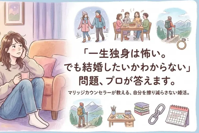 「一生独身は怖い。でも結婚したいのかわからない」問題。