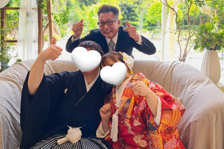 エージェントライフ福岡 サテライト大分店「成婚された40代Kさんの結婚式に参列させていただきました」-1