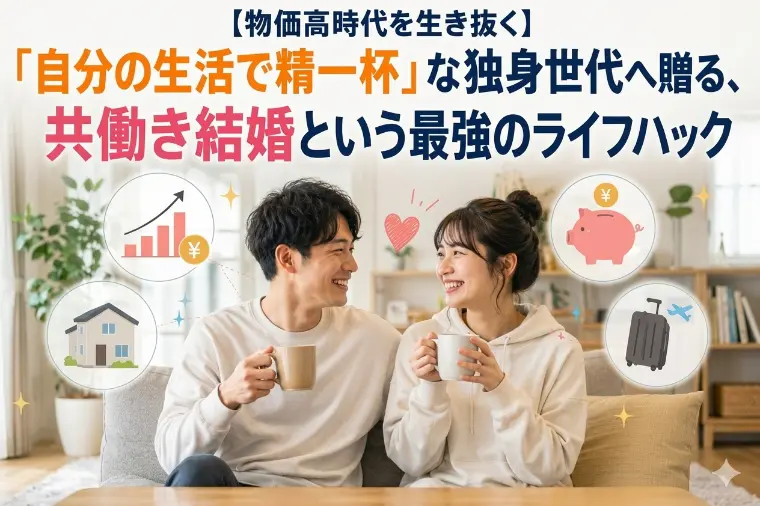 自分の生活で精一杯　共働き結婚という最強のライフハック
