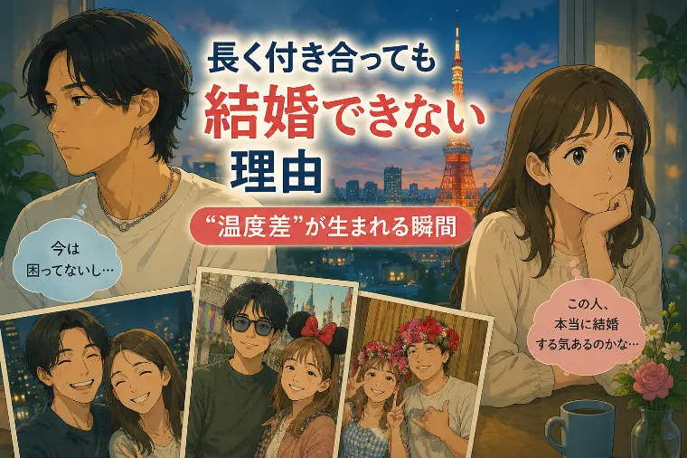 長く付き合っても結婚できない理由｜温度差が生まれる瞬間