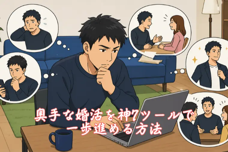 奥手な婚活を神7ツールで一歩進める方法