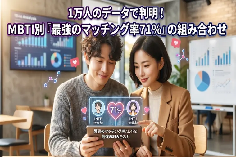クライム結婚相談所「MBTIでマッチング率71%超！婚活データが示す最強ペア」-1
