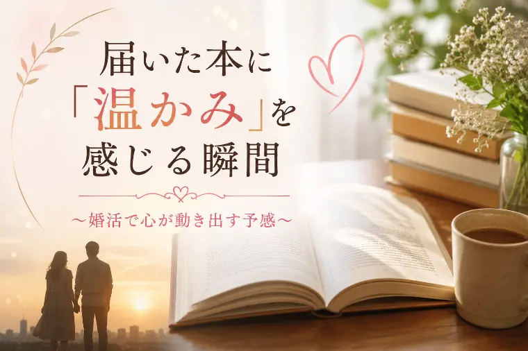 届いた本に「温かみ」を感じる瞬間～婚活で心が動き出す予感