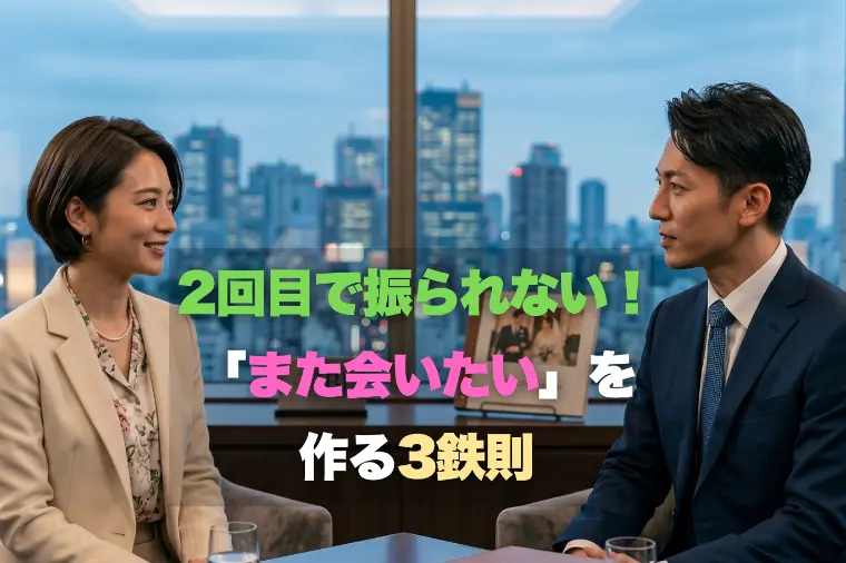 2回目で振られない！初デート「また会いたい」を作る3鉄則