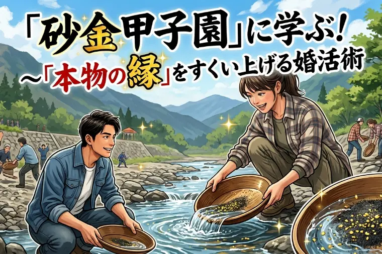 「砂金甲子園」に学ぶ！～「本物の縁」をすくい上げる婚活術