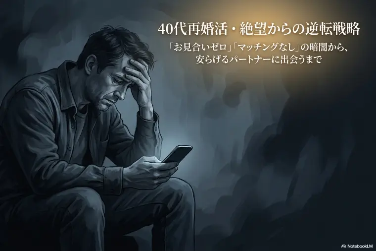 40代の再婚活、絶望を成婚へ変える「逆転の戦略」