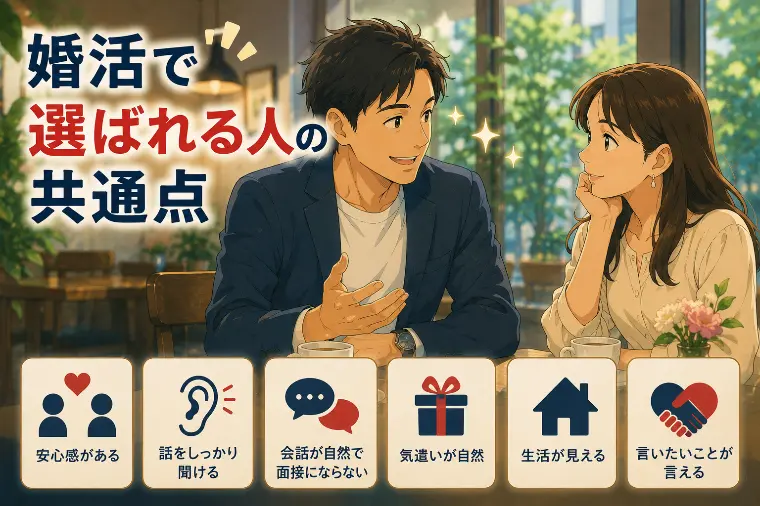 婚活で必ず選ばれる人の共通点