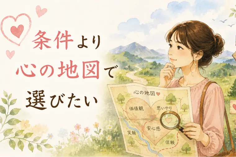 婚活川柳【第80回】条件より心の地図で選びたい