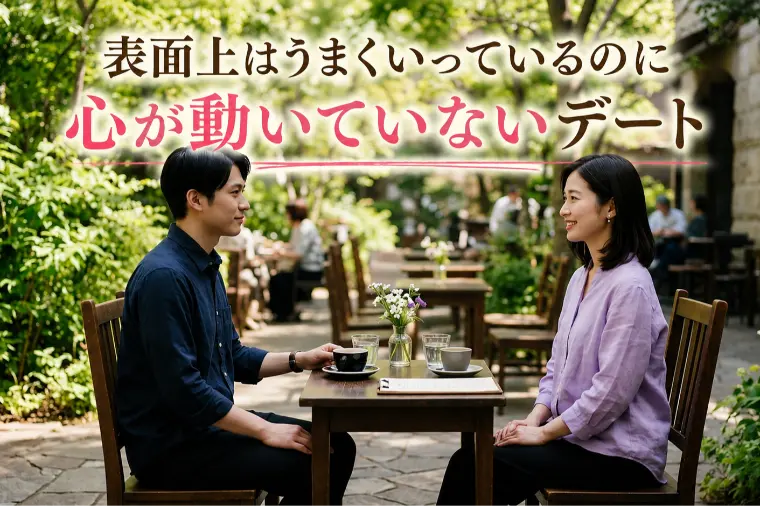 表面上はうまくいっているのに心が動いていないデート