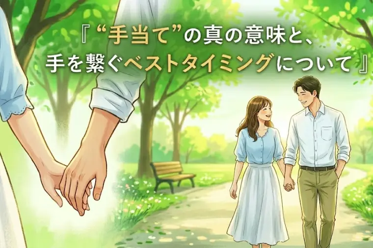 “手当て”の真の意味と、手を繋ぐベストタイミングについて
