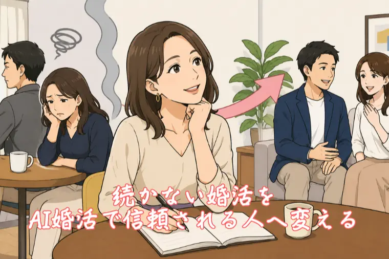 続かない婚活をAI婚活で信頼される人へ変える