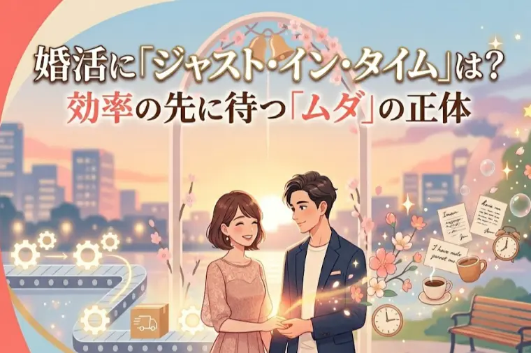 婚活にジャスト・イン・タイムは？効率の先に待つムダの正体