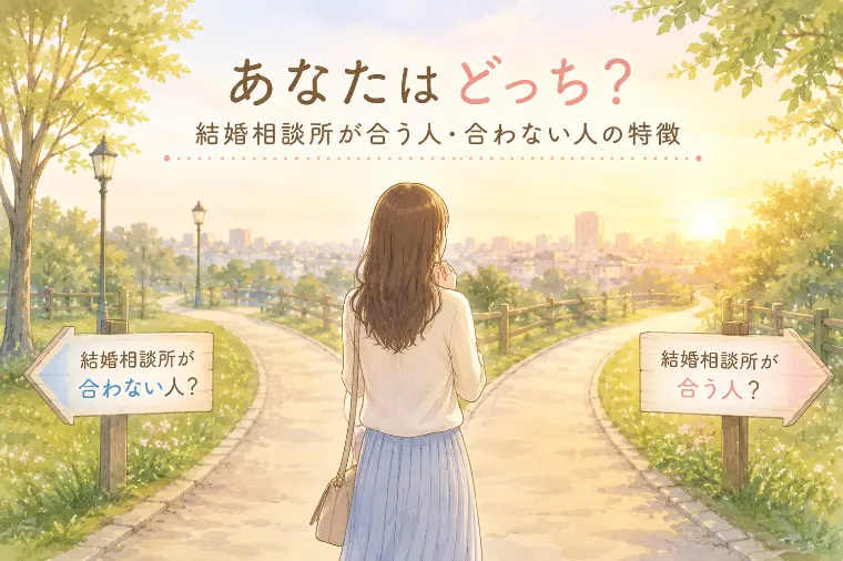 あなたはどっち？結婚相談所が合う人・合わない人の特徴