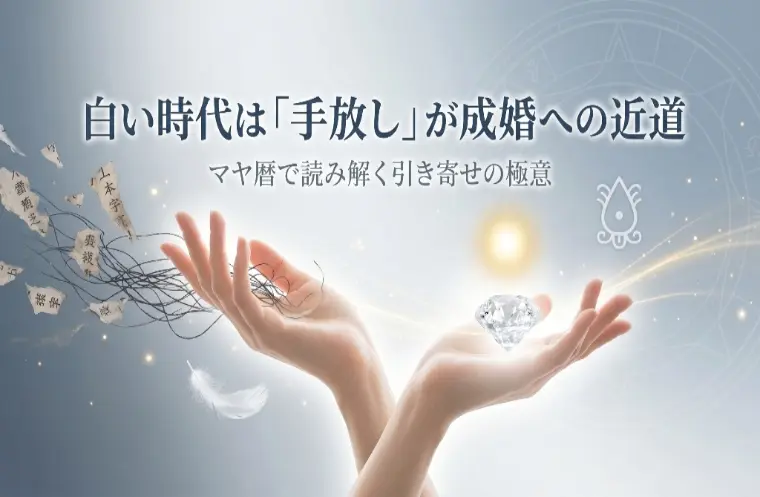 婚活の空回りを脱出！マヤ暦「白い時代」の手放し引き寄せ術
