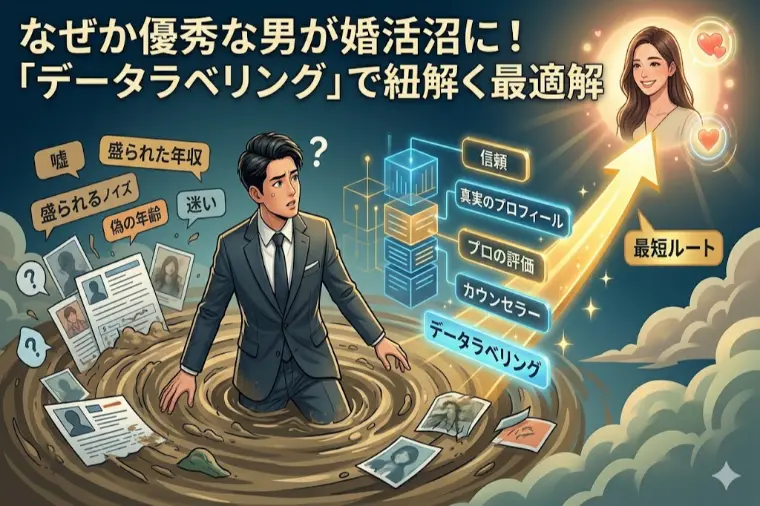 なぜか優秀な男が婚活沼に！データラベリングで紐解く最適解
