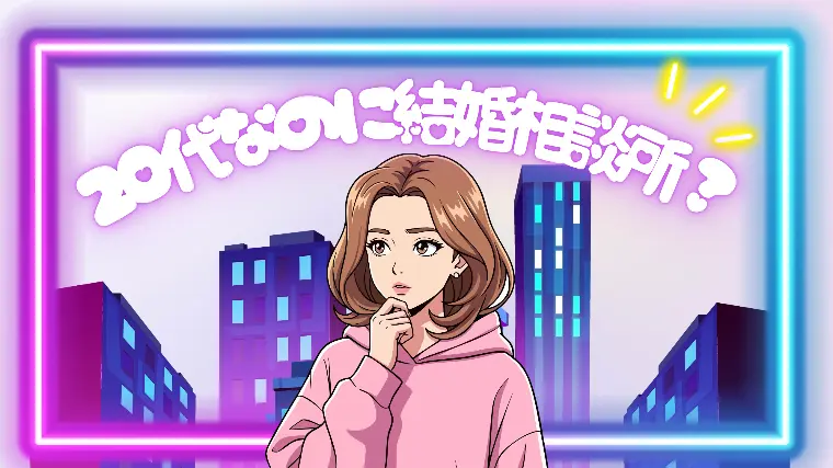 「まだ20代なのに結婚相談所？」と思ったあなたへ