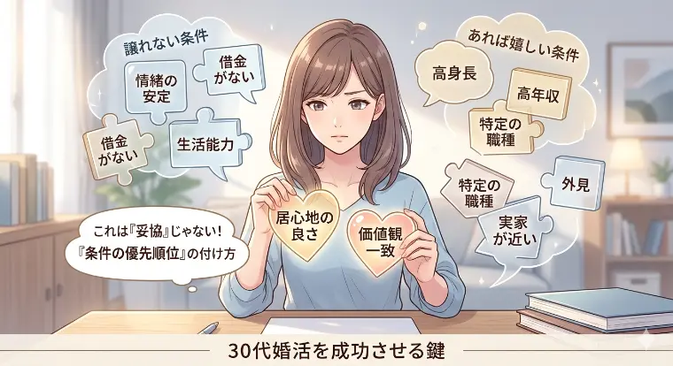 婚活は「妥協」？