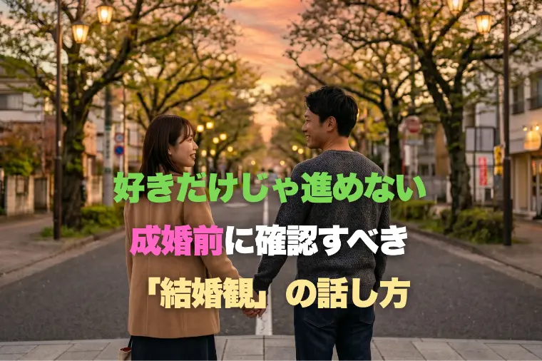 Palette Link「好きだけじゃ進めない。成婚前に確認すべき結婚観の話し方」-1