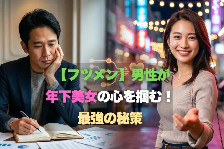 【フツメン】男性が年下美女の心を掴む！最強の秘策