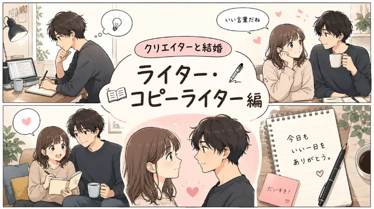 クリエイターと結婚「ライター・コピーライター編」