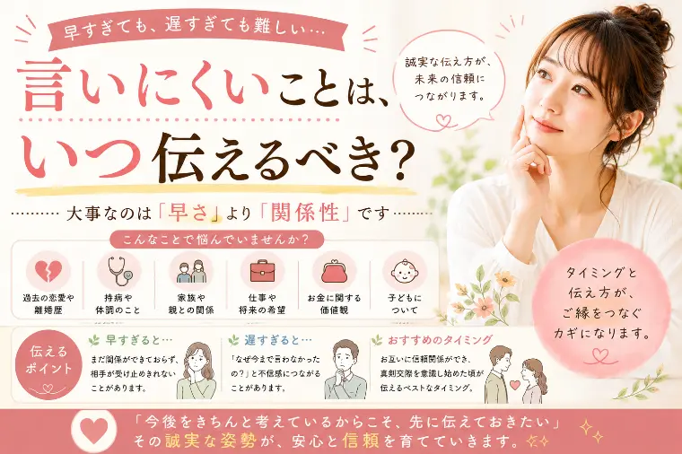 言いにくいことは、いつ伝えるべき？