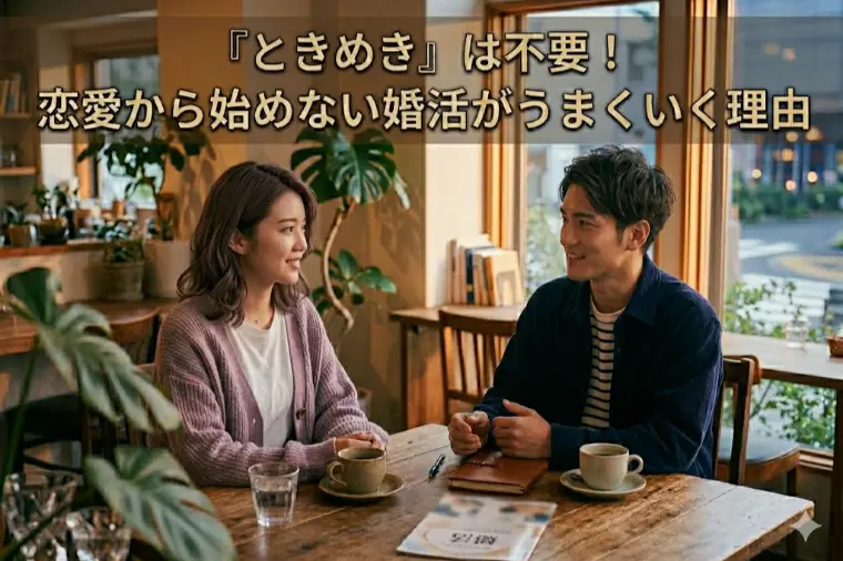 「ときめき」は不要！恋愛から始めない婚活がうまくいく理由