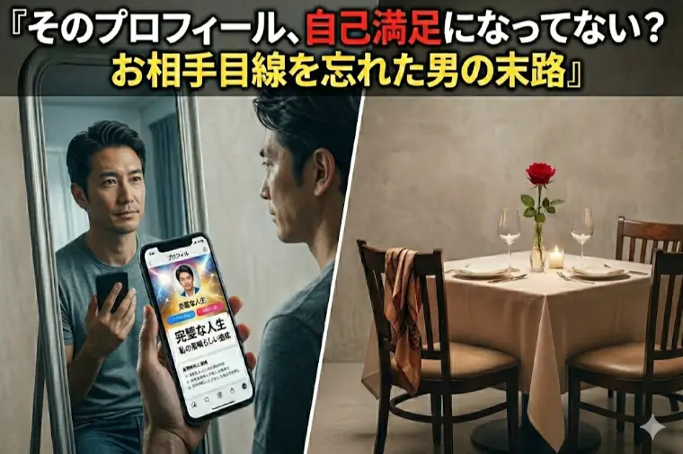 そのプロフ、自己満になってない？相手目線を忘れた男の末路