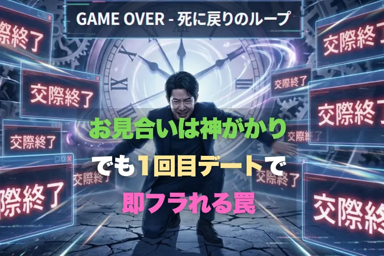 お見合いは神がかってるのに、1回目のデートで即フラれる罠