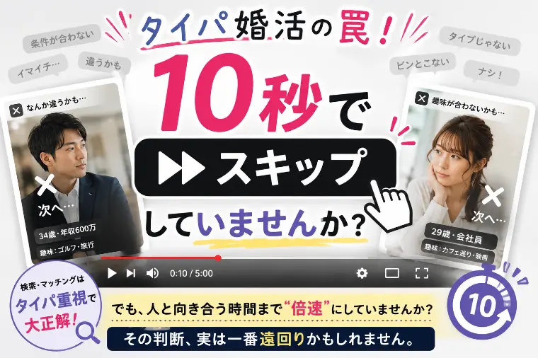 オリベイト マリアージュ「タイパ婚活の罠」-1