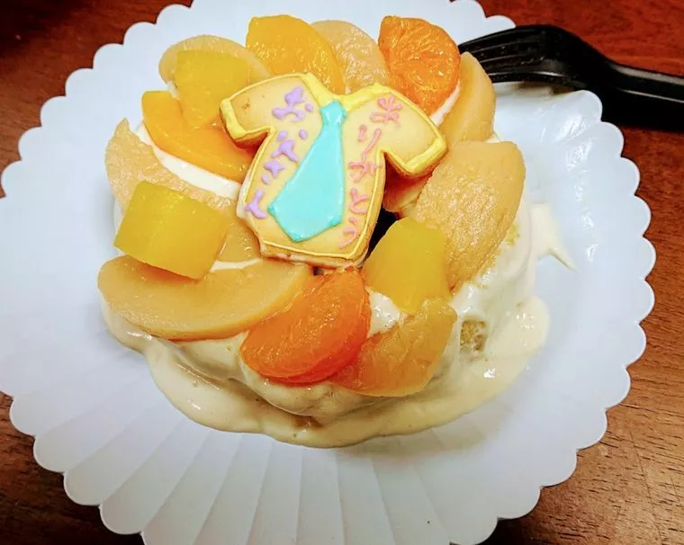 先日の父の日に妻がケーキを作ってくれました