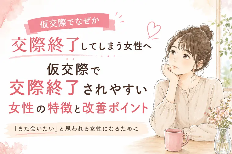 仮交際でなぜか交際終了してしまう女性の特徴と改善ポイント
