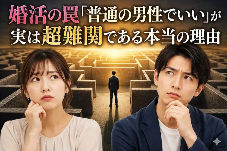  婚活の罠　普通の男性でいいが実は超難関である本当の理由