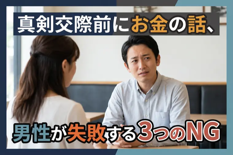 真剣交際前にお金の話、男性が失敗する3つのNG