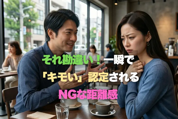 それ勘違い！一瞬で「キモい」認定されるNGな距離感