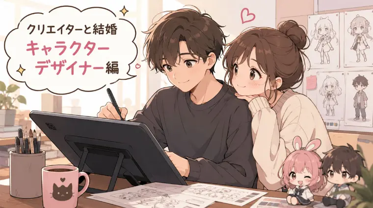 クリエイターと結婚「キャラクターデザイナー編」